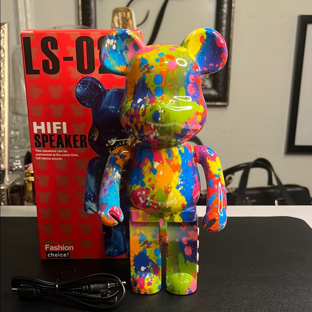 Colorful Bearbrick Style Speaker